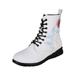 Boots for Women Fashion Side Zipper Tennis Shoes Red Sparkly Shoes Work Boots Red Boots Knee High Black Ankle B