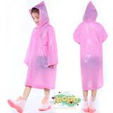 2 Pack Raincoat for Kids EVA Kids Rain Coats Reusable Rain Poncho Jacket for Boys and Girls