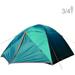 NTK Colorado 3 to 4 Person Dome Family Camping Tent 100% Waterproof Easy Assembly and Full Coverage