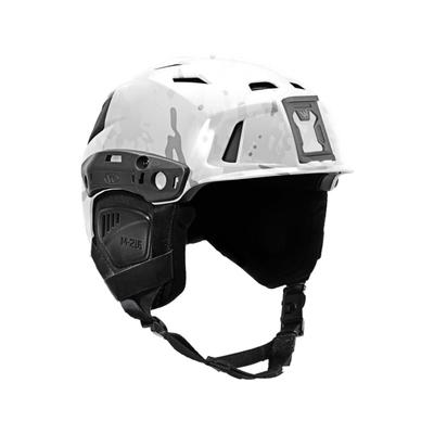 Team Wendy M-216 Tactical Ski Helmet w/Princeton Tec Switch Rail Light Red/Gray Large 84-2RDGY-SR