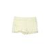 Ann Taylor LOFT Khaki Shorts: Ivory Print Bottoms - Women's Size 10 - Stonewash