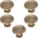 Franklin Brass 1 1/4" Diameter Round Knob Multipack Metal in Brown | 1.0433 D in | Wayfair P35597Z-CZ-B