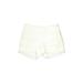 Ann Taylor LOFT Shorts: Ivory Snake Print Bottoms - Women's Size 4