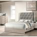 Latitude Run® Conyingham Standard Bed Wood & /Upholstered/Polyester in Gray/Brown | 58 H x 79 D in | Wayfair FA7CFA23B2DA4738810C4A2C5A7BA528