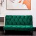 Red Barrel Studio® 66" Velvet Sofa Bed Suitable for Living Room Velvet in Green | 27.2 H x 65.8 W x 31.1 D in | Wayfair