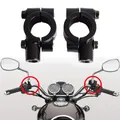 Support de rétroviseur pour guidon de moto adaptateur de montage support de rétroviseur vélo