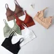 Soutien-gorge Push Up pour femmes couleur unie doux brassière de Fitness sous-vêtements