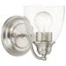 Montgomery 1 Light Brushed Nickel Vanity Sconce