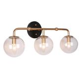 Globa 24 1/2" Wide 3-Light Gold Vanity Bath Light