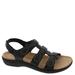 Clarks Laurieann Vine - Womens 8.5 Black Sandal Medium