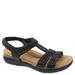 Clarks April Cove - Womens 9.5 Black Sandal W