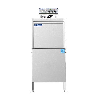 Jackson TEMPSTARFL 2083 TempStar High Temp Door-Type Dishwasher w/ 63 Racks/hr Capacity, Built-in Booster, 208v, Stainless Steel