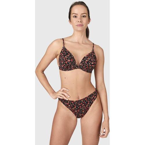 BRUNOTTI Damen Bikini Amee-Flower Women Bikini, Größe 38 in Schwarz