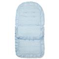 Broderie Anglaise Footmuff / Cosy Toes Compatible with Kids Kargo - Blue