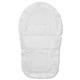 Broderie Anglaise Car Seat Footmuff / Cosy Toes Compatible with Baby Jogger - White