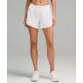 lululemon – Women's Track That Mid-Rise Lined Shorts – 5" – Color White – Size 10