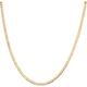 9ct Yellow Gold 26" Flat Curb Chain Necklace