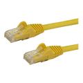 StarTech.com 10m CAT6 Ethernet Cable, 10 Gigabit Snagless RJ45 650MHz 100W PoE Patch Cord, CAT 6 10GbE UTP Network Cable w/Strain Relief, Yellow, Fluke Tested/Wiring is UL Certified/TIA - Category 6 - 24AWG (N6PATC10MYL) - patch cable - 10 m - yellow