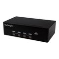 StarTech.com 4 Port VGA KVM Switch - Dual VGA - Hot-key & Audio Support - 1920x1200 KVM Switch - KVM Video Switch (SV431DVGAU2A) - KVM / audio / USB switch - 4 ports