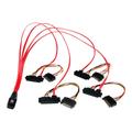 StarTech.com 50cm Internal Serial Attached SCSI Mini SAS Cable - SFF8087 to 4x SFF8482 - Internal Mini SAS Cable (SAS808782P50) - SAS internal cable - 50 cm