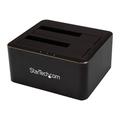 StarTech.com Dual-Bay USB 3.0 to SATA Hard Drive Docking Station, USB Hard Drive Dock, External 2.53.5 SATA IIIIII, SSDHDD Docking Station, Hot-Swap Hard Drive Bays - Top-Loading - HDD docking station - SATA 6Gb/s - USB 3.0