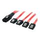 StarTech.com 1m Serial Attached SCSI SAS Cable - SFF-8087 to 4x Latching SATA SAS cable (SAS8087S4100) - SATA / SAS cable - 1 m