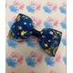 stars & Moon Astrology, Space. Shades Of Blue Hair Bow 38mm On Clip, Tie Or Alice Band. Girls Bow, Birthday Gift, Letterbox Gift