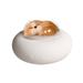 FFENYAN Warm Small Night Light Unique Design Pet Spaceship Night Light Cute Silicone Night Light Rechargeable Desk Lamp Bedside Lamp For Kids Bedroom Living Room