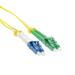 Cable Central LLC 2m LC/UPC-LC/APC Singlemode Duplex OFNR 2.0mm Fiber Optic Patch Cable - 6.5 Feet