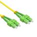 Cable Central LLC 5m SC/APC-SC/APC Singlemode Duplex OFNR 2.0mm Fiber Optic Patch Cable - 16.4 Feet