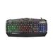 KG30 LED USB Gaming Keyboard with 7 Adjustable Colorful Backlights USB Wired LED Illuminated Rainbow Backlight Gaming Keyboard for PC