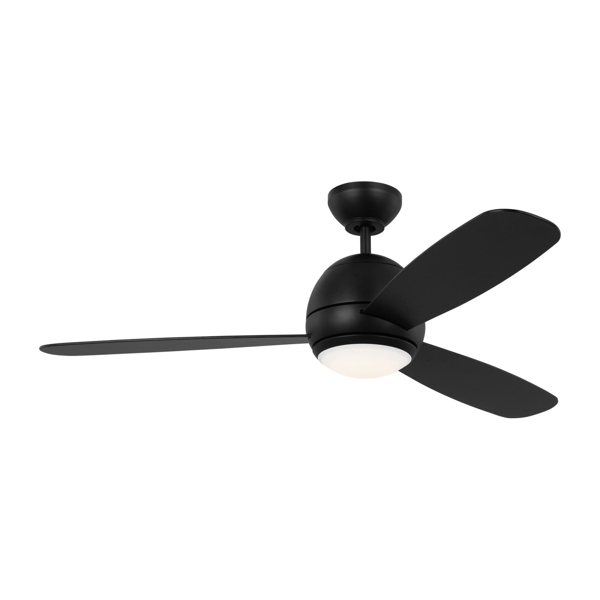 Generation Lighting Orbis 52 Inch Ceiling Fan with Light Kit - 3OBSR52MBKD