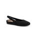 Women's Sandy Adjustable Back Slip On Clog by SoftWalk in Black Nubuck (Size 8 1/2 M)