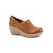 Women's Minna Mules by SoftWalk in Luggage (Size 9 M)