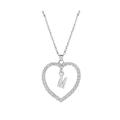 Kayannuo Necklaces for Women Back to School Clearance Pendant Necklace for Women Alphabet Jewelry Lover Heart Necklace Gifts Birthday Gifts for Women