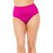 Plus Size Women's Chlorine Resistant Full Coverage Brief by Swimsuits For All in Fruit Punch (Size 32)