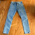 Levi's Jeans | Levi’s 501 Skinny Size 25 Button Fly Vintage Wash Skinny Jeans | Color: Blue | Size: 25