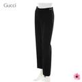 Gucci Pants & Jumpsuits | Gucci Black Wool Pin Stripe Flare Dress Pants Trousers Size It 38 | Color: Black/White | Size: 2
