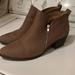 American Eagle Outfitters Shoes | American Eagle Zippered Faux Suede Ankle Boot | Color: Brown/Purple | Size: 11