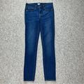 J. Crew Jeans | J.Crew Womens Stretch Jeans Size 26 / 30 Low Rise Slim Fit Blue Denim Pants | Color: Blue | Size: 26