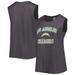 Women's Fanatics Branded Heather Charcoal Los Angeles Chargers Plus Size Tank Top