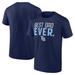 Men's Fanatics Branded Navy Tampa Bay Rays Best Dad Ever T-Shirt