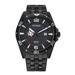 Men's Texas Southern Tigers Citizen Quartz Black-Tone Stainless Steel Watch