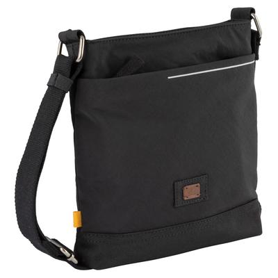 Umhängetasche CAMEL ACTIVE "City", Damen, Gr. B/H/T: 23cm x 25cm x 4,5cm, schwarz, Nylon, unifarben, Taschen, passender urbaner Begleiter mit kleinen reflektierenden Details Image
