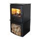 Newbourne 40FS Wood Burning / Multifuel Ecodesign Stove With 200mm Log Store