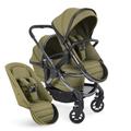 iCandy Peach 7 Combo Double Phantom Pushchair, Olive Green