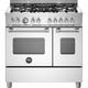 Bertazzoni Master Series MAS95C2EXC Dual Fuel Range Cooker - Stainless Steel - A Rated