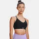 Women's Under Armour Infinity Low Covered Sports Bra Black / Black / White M