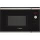 Bosch Series 4 BFL553MS0B Built In 38cm Tall Compact Microwave - Stainless Steel, Stainless Steel