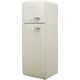 Smeg Left Hand Hinge FAB30LCR5UK 80/20 Fridge Freezer - Cream - D Rated, Cream